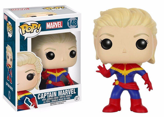 Funko Pop! Marvel Unmasked Captain Marvel Vinyl Action Figure - 