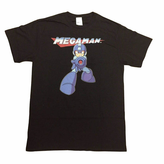 Mega Man Take Aim Gamer Adult T-Shirt - S