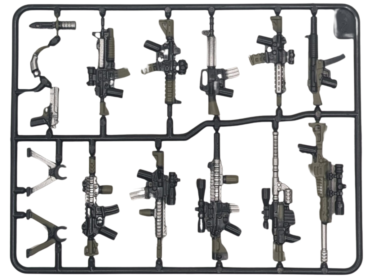 U.S. Marine Woodland Digi Camo 5 Man Squad - Mil-Blox