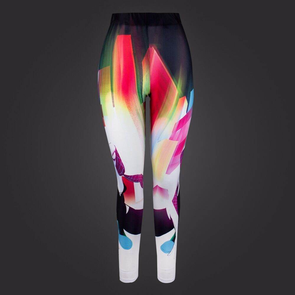 Spider Gwen Cover Art Leggings Spider-Man Marvel Comics - S