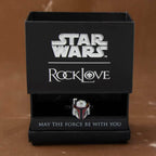 Star Wars X RockLove Boba Fett Helmet Ring - Size 6