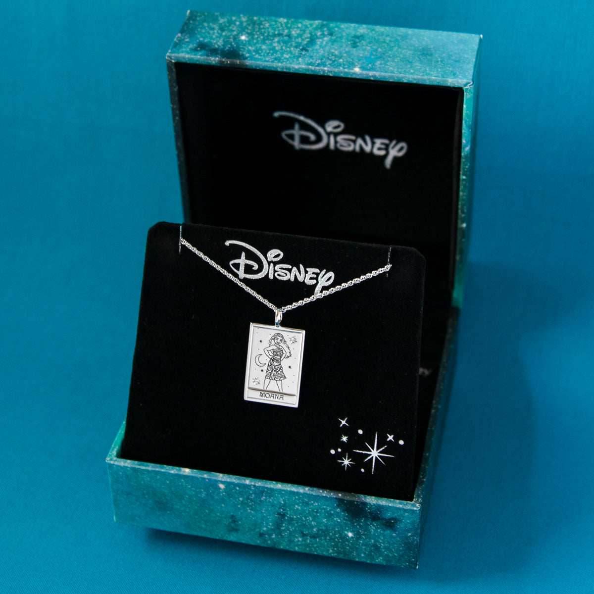 Disney X RockLove MOANA Moana Tablet Necklace - Sterling Silver