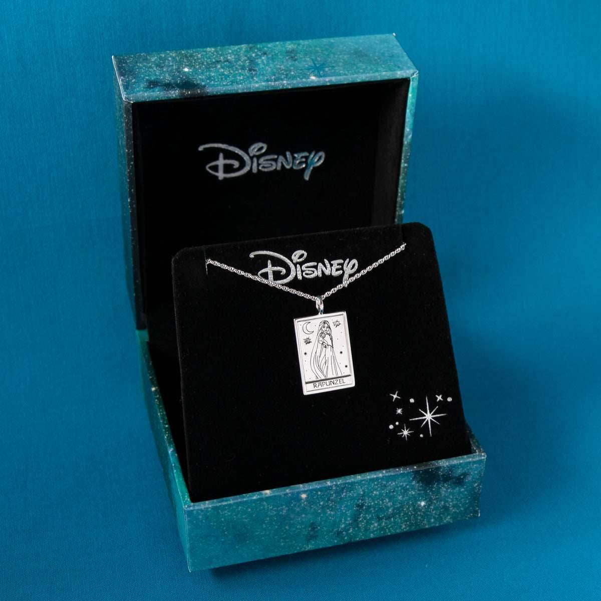 Disney X RockLove TANGLED Rapunzel Tablet Necklace - Sterling Silver