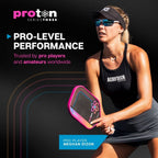 Proton Project Flamingo Blue/Pink Elongated 15MM Paddle & Cover