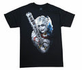 Suicide Squad Harley Quinn Shattered Glass Adult T-Shirt - S