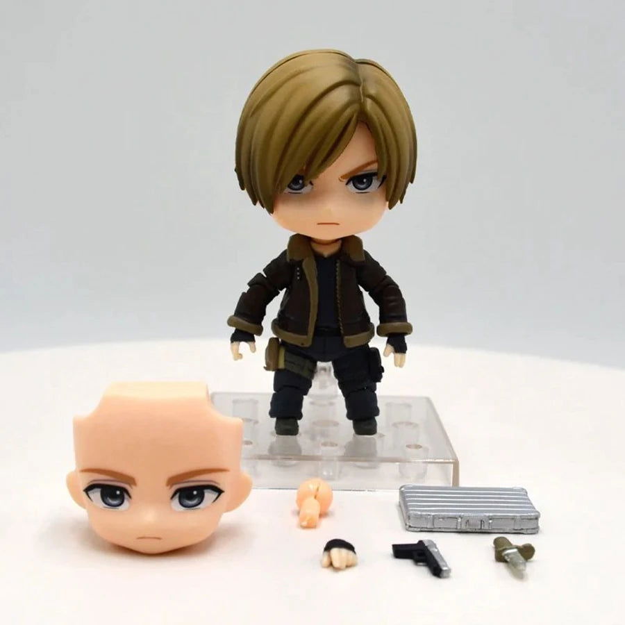 10cm Resident Evil Cute Figure, Kawaii Chibi Leon S. Kennedy Anime Action Figures