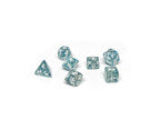 10mm Blue Sparkle Mini Dice Set - 