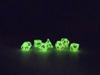 10mm Orange Glow in the Dark Mini Dice Set - 