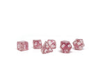10mm Pink Sparkle Mini Dice Set - 