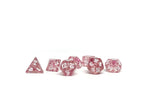 10mm Pink Sparkle Mini Dice Set - 