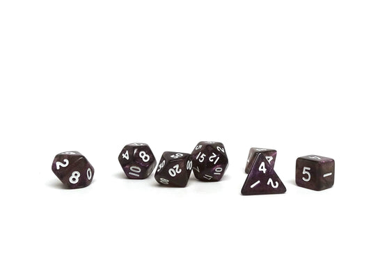 10mm Red Wine Mini Dice Set - 