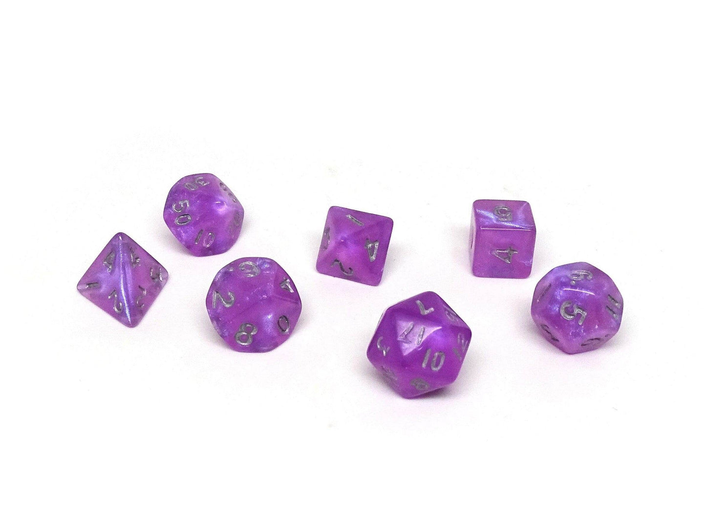 10mm Violet Dust Mini Dice Set - 