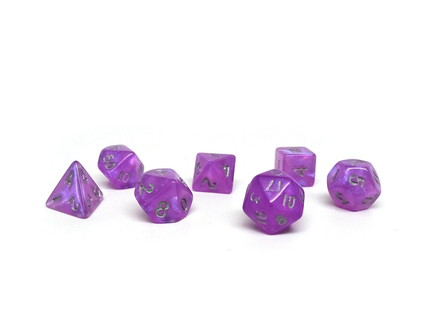 10mm Violet Dust Mini Dice Set - 