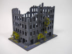 Ruined City Building, 7" x 3" (MDF) - 15MMDF262-2
