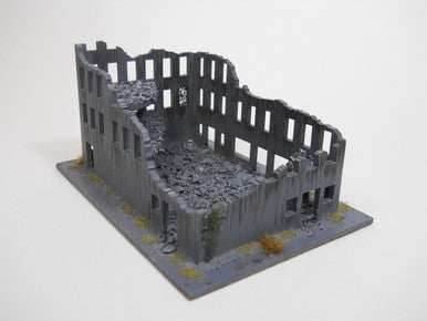 Ruined City Building (Wood) - 15MMDF261 - 