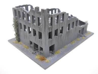 Ruined City Building (Wood) - 15MMDF261 - 