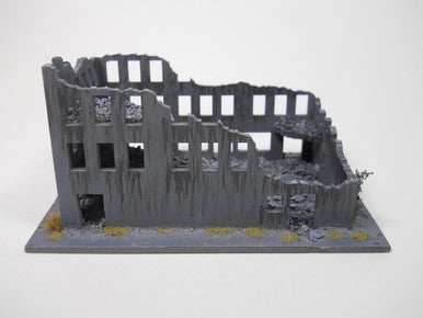 Ruined City Building (Wood) - 15MMDF261 - 