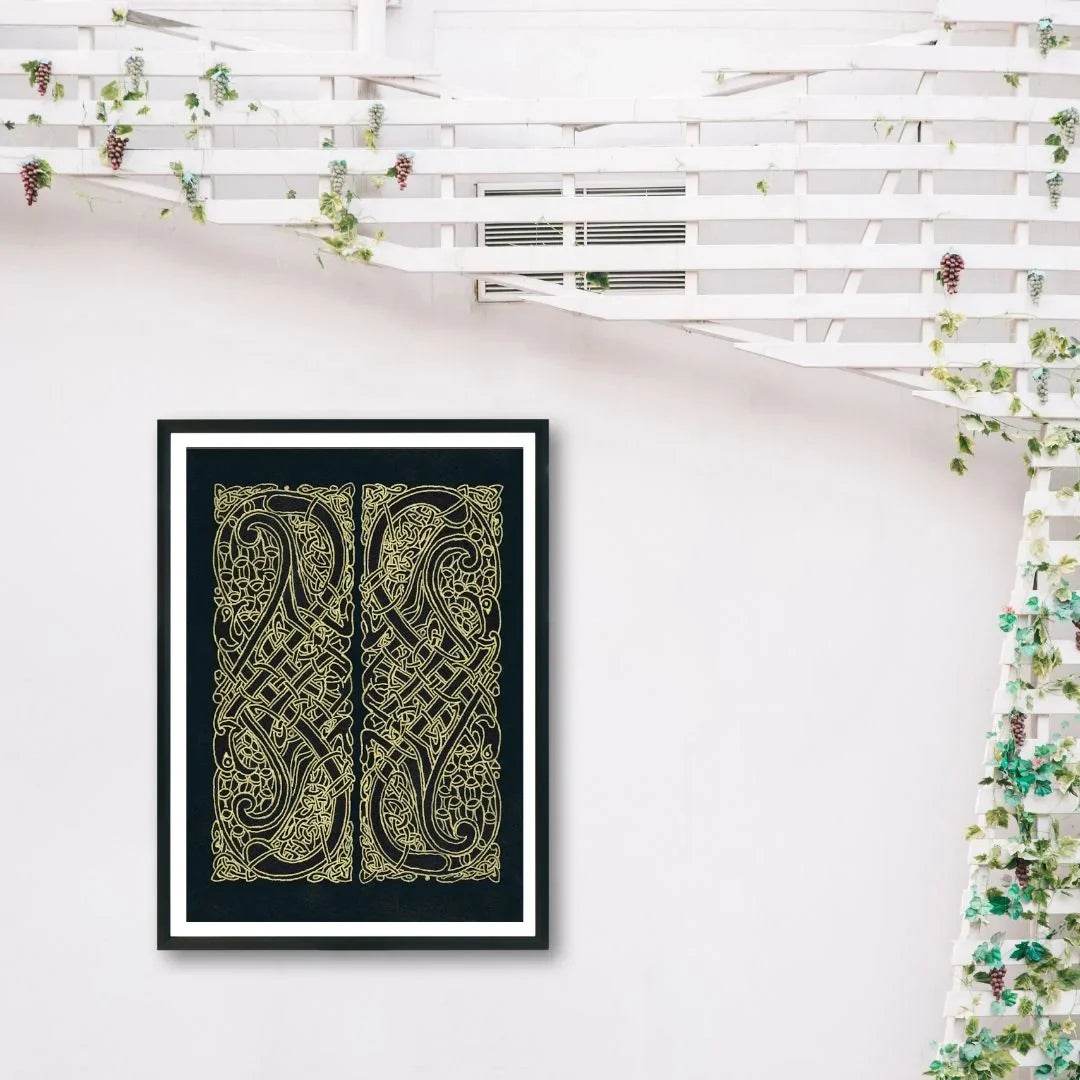 Celtic knot Intertwined Birds | Fine Art Print - 11x14