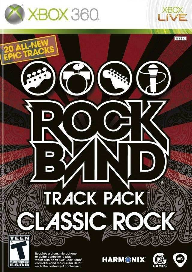 Rock Band Track Pack: Classic Rock (Xbox 360) - Game Manual Only