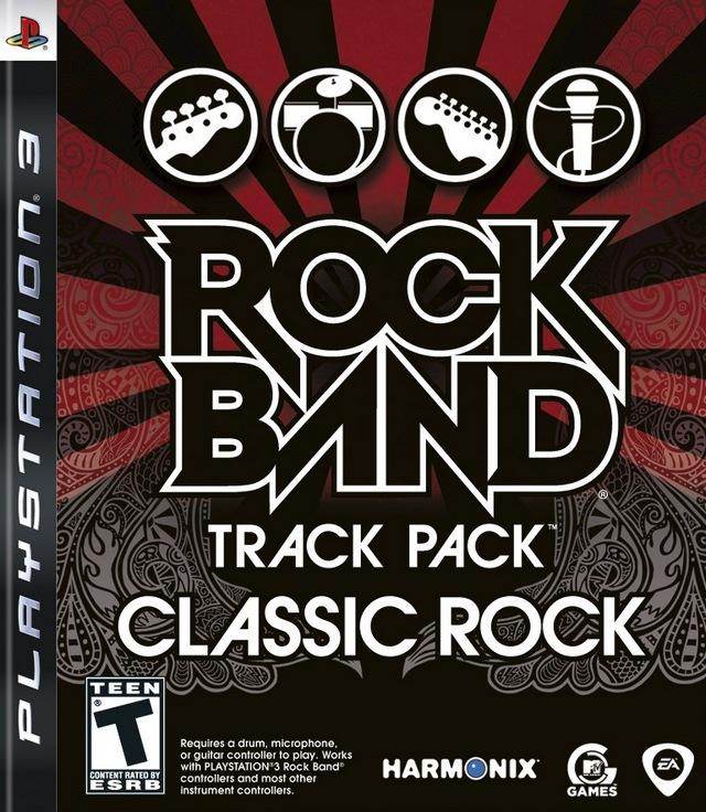 Rock Band Track Pack: Classic Rock (Playstation 3) - Game Manual Only