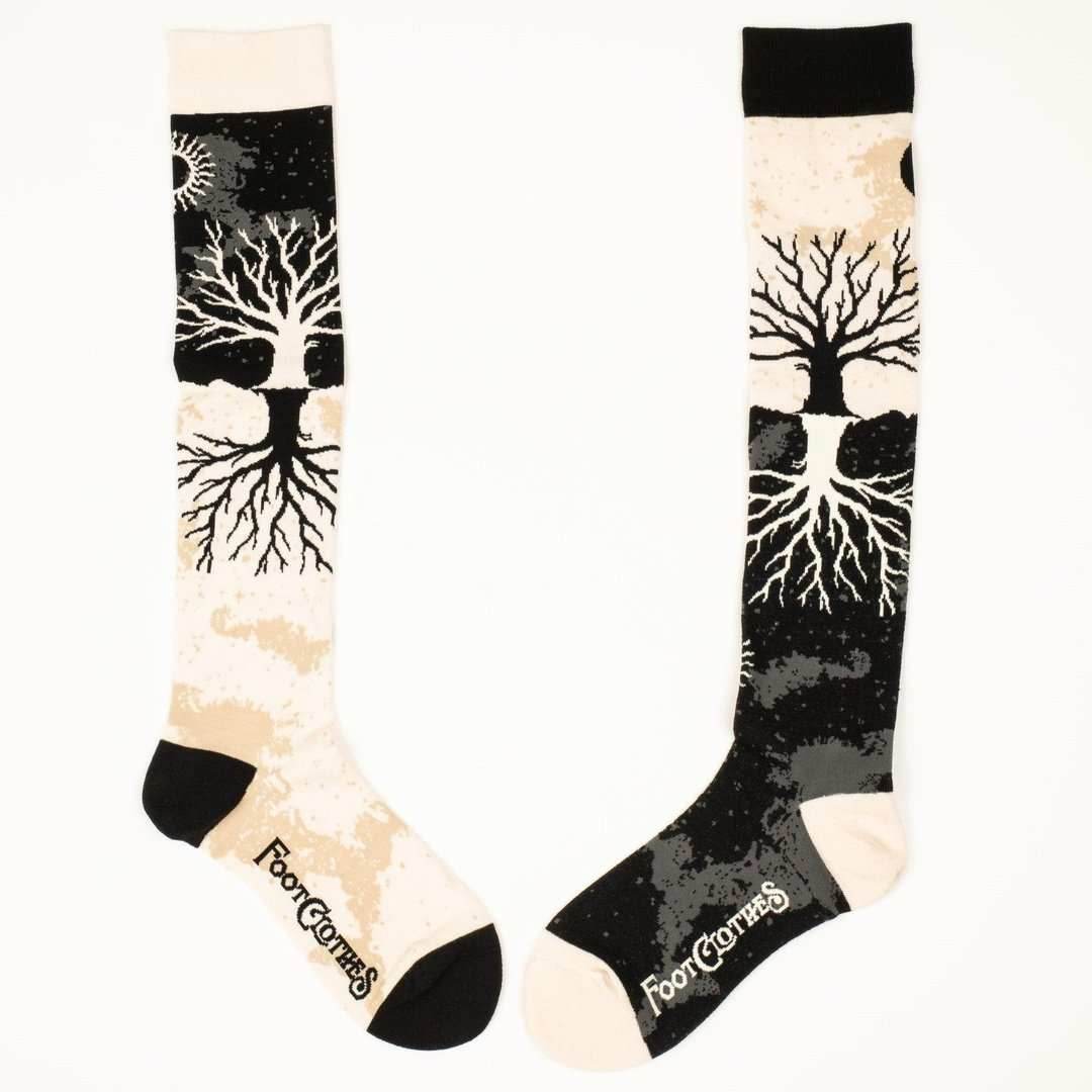 As Above So Below Tree Knee High Socks - 