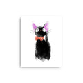 Watercolor Cat - None / White / 12x16
