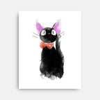 Watercolor Cat - None / White / 12x16