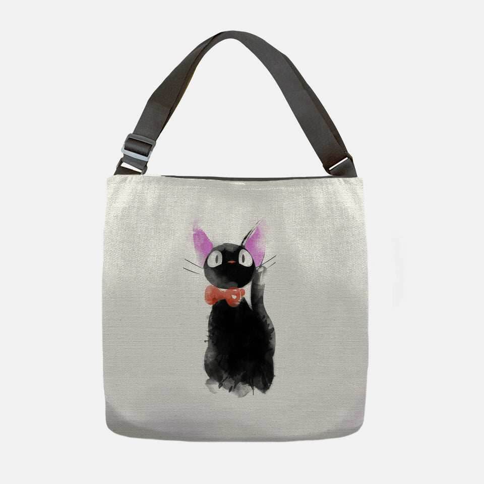 Watercolor Cat - None / White / 16x16