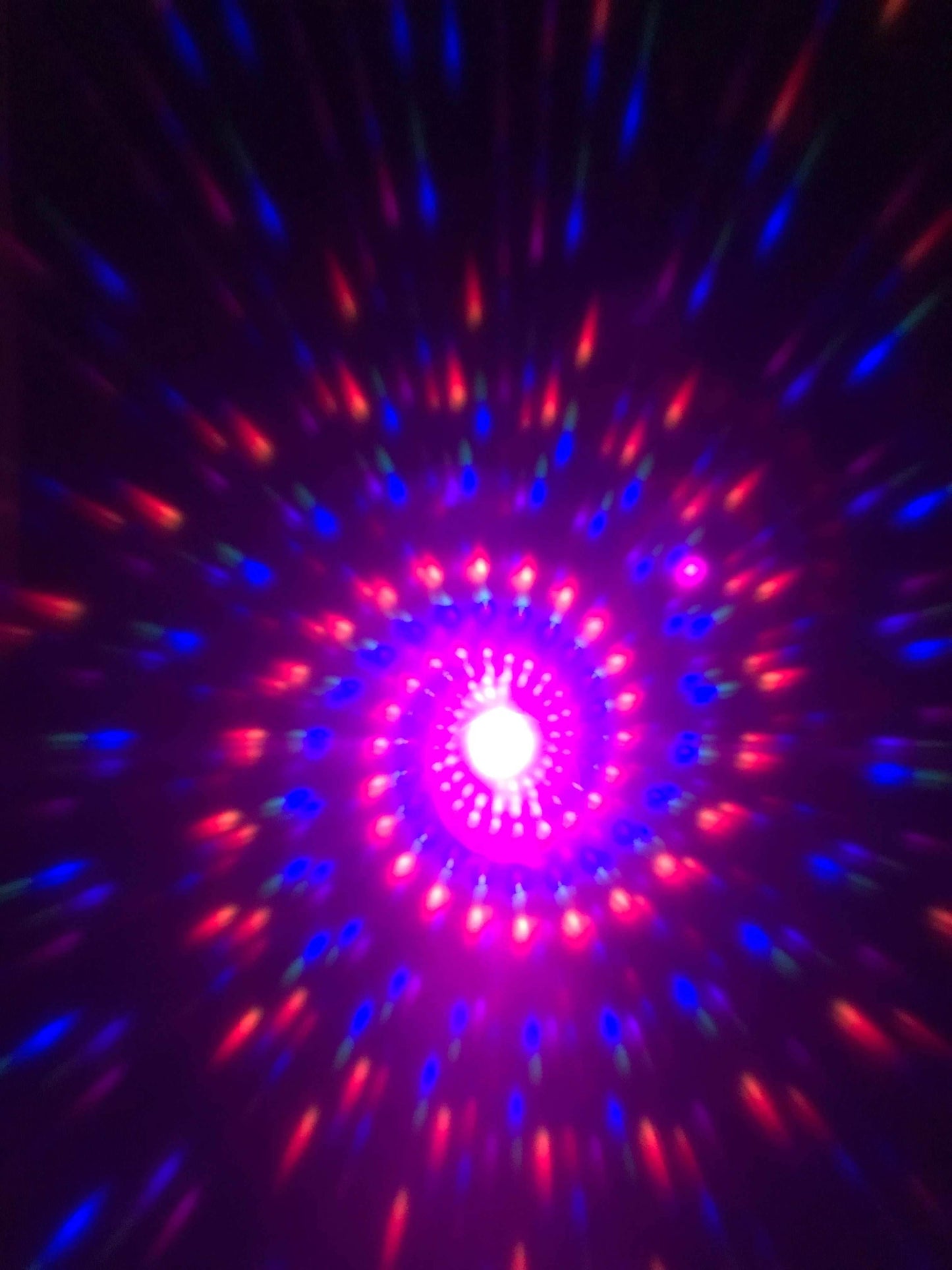 Steampunk Goggles with magnifying loupes UV glow neon pink spiral diffraction lenses - 