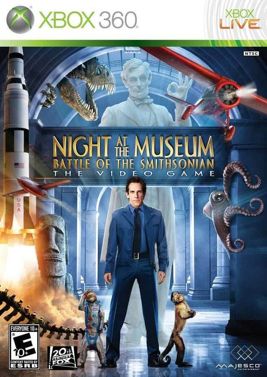Night at the Museum: Battle of the Smithsonian (Xbox 360) - Game Manual Only