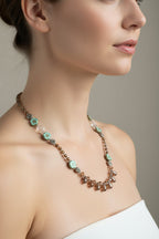 Lotus Dawn Crystal Necklace