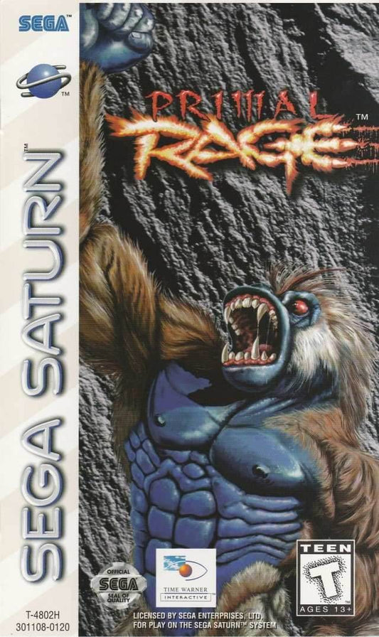 Primal Rage (Sega Saturn) - Game Manual Only