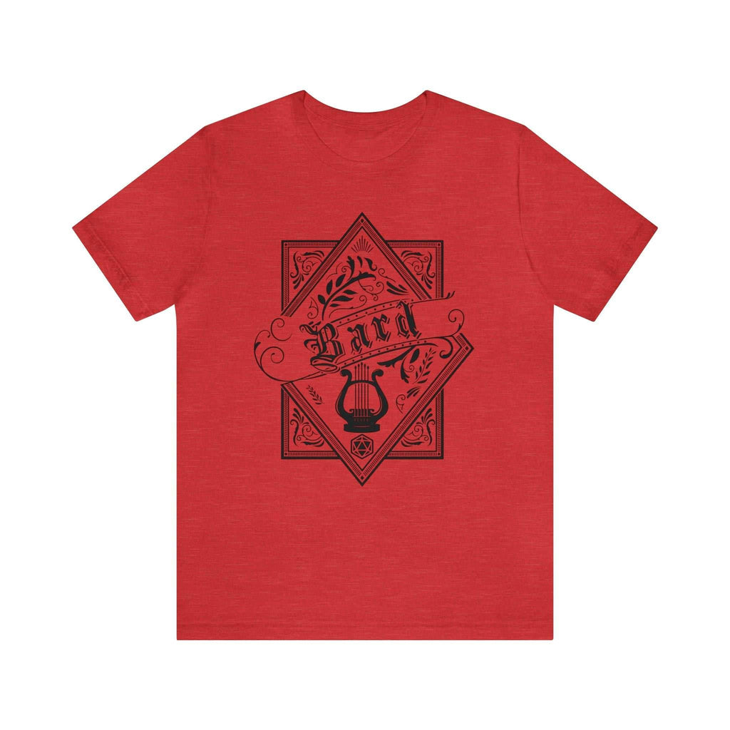 Bard Class Shirt - Heather Red / S