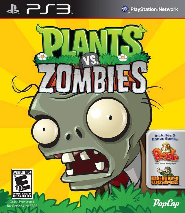 Plants vs. Zombies (Playstation 3) - Game Manual Only