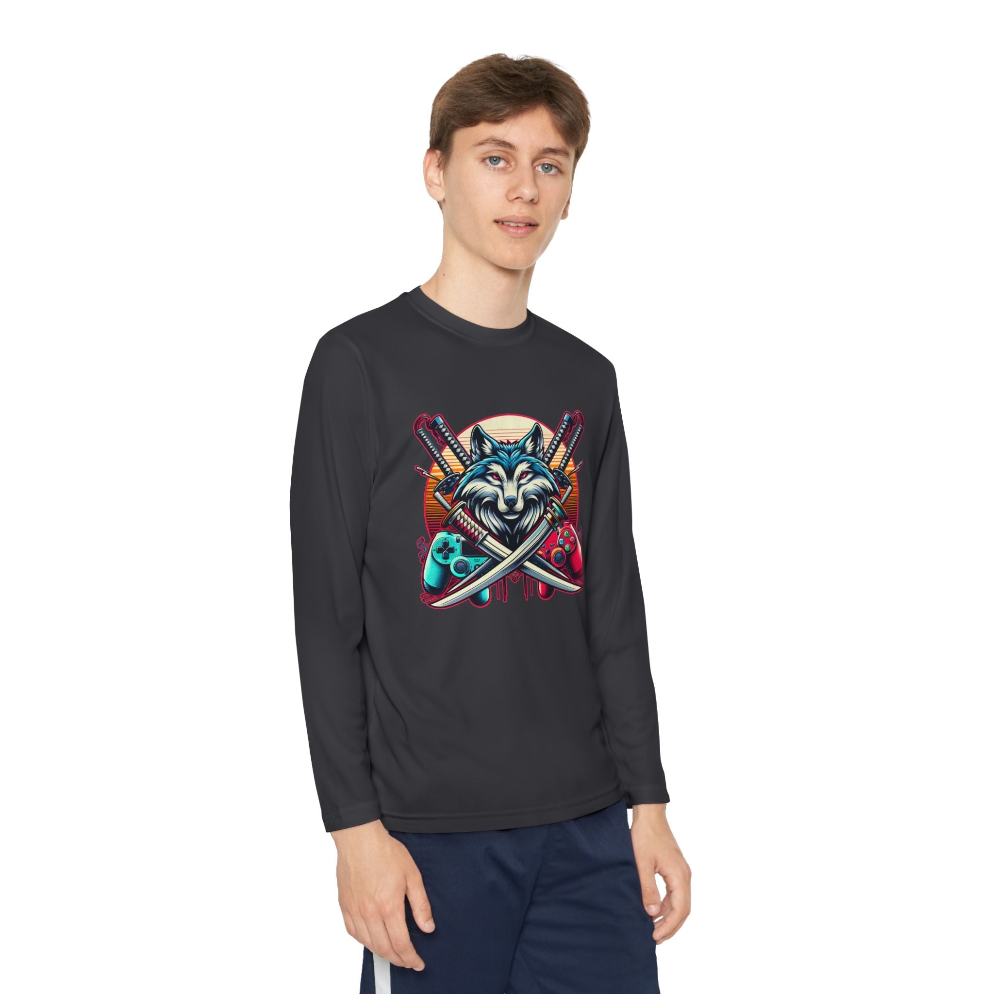 Xp wolf gamer long sleeve shirt