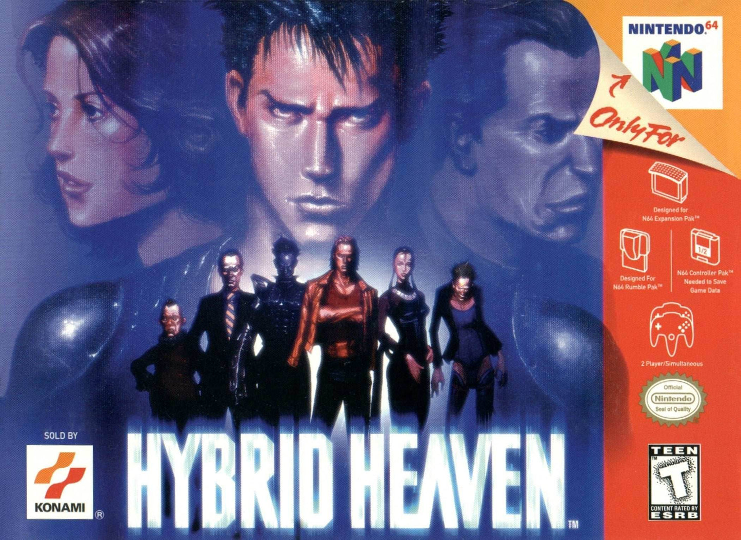 Hybrid Heaven (Nintendo 64) - Game Manual Only