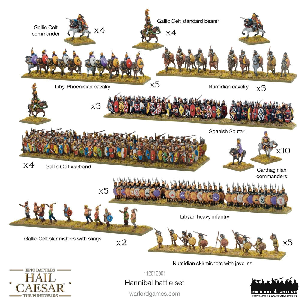 Hail Caesar Epic Battles: Punic Wars - Hannibal Battle Set - 