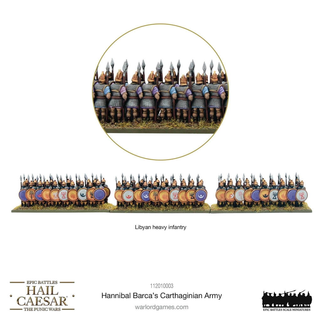 Hail Caesar Epic Battles: Punic Wars - Hannibal Barca's Carthaginian Army - 