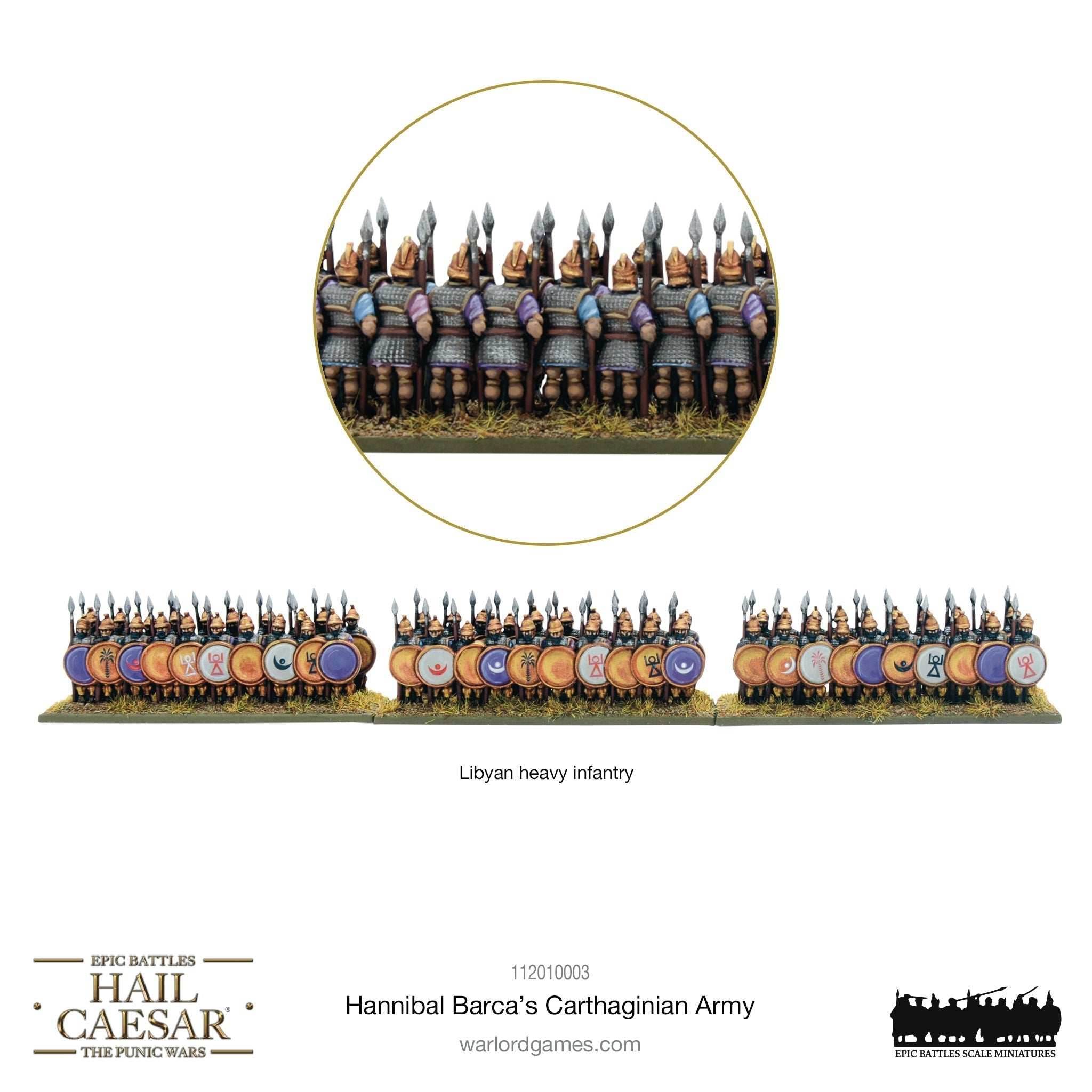 Hail Caesar Epic Battles: Punic Wars - Hannibal Barca's Carthaginian Army - 