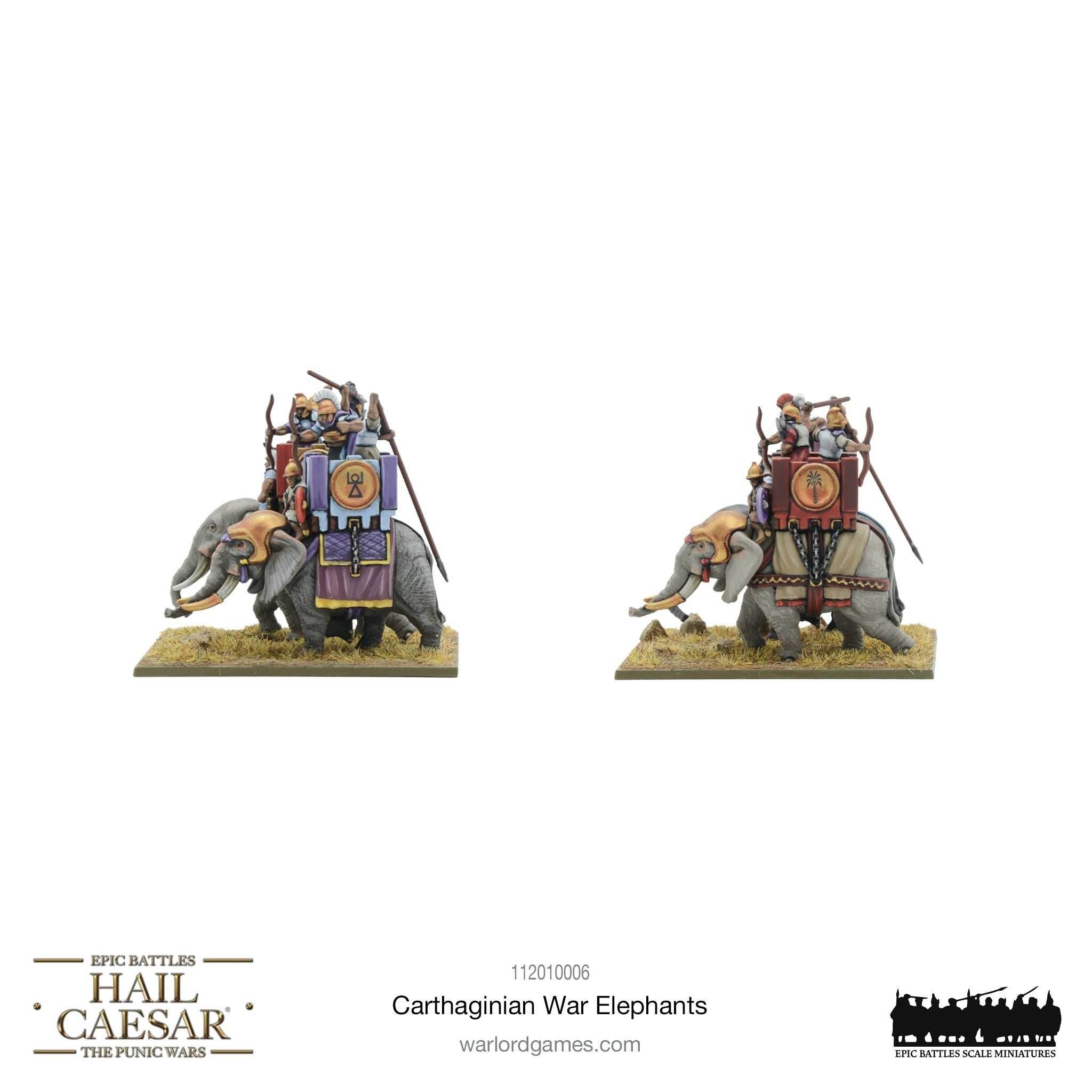 Hail Caesar Epic Battles: Punic Wars - Carthaginian War Elephants - 