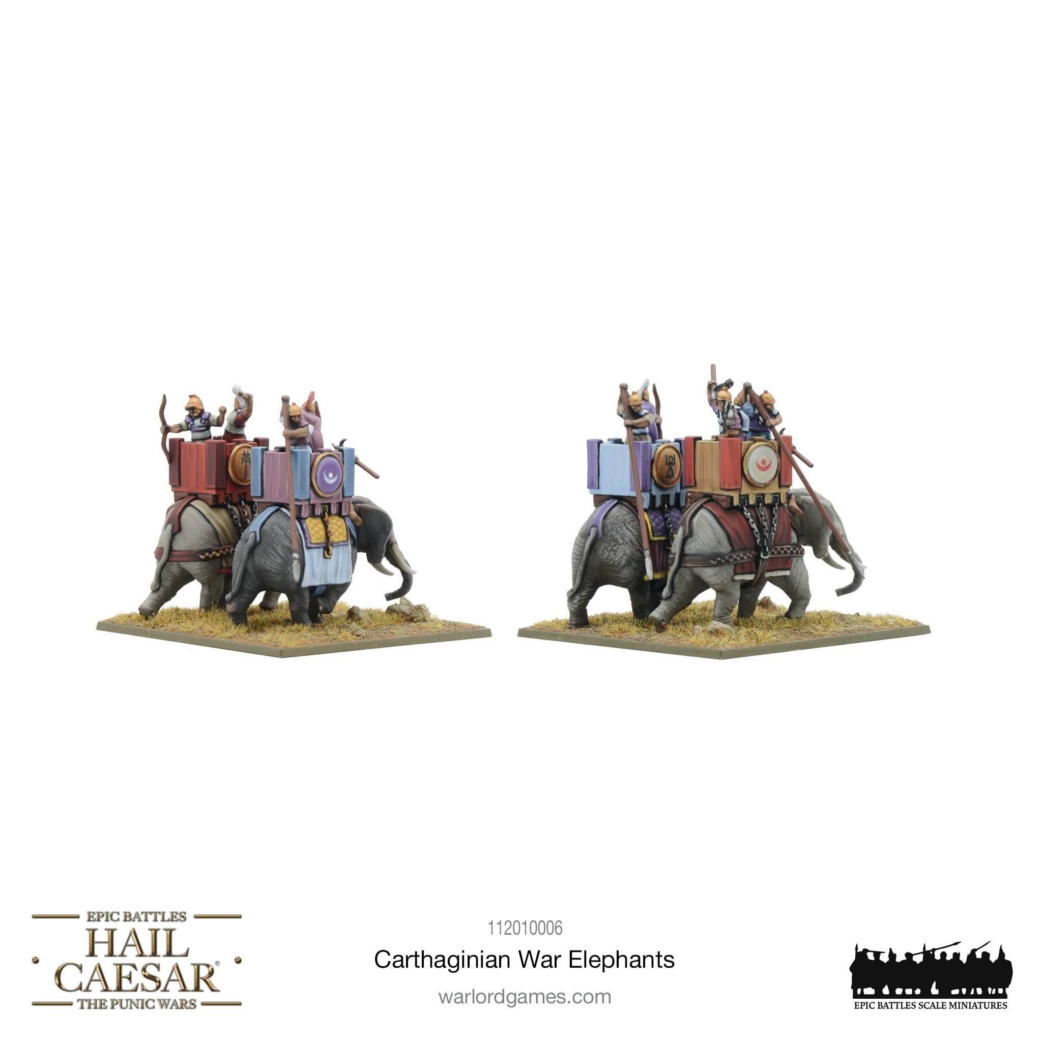 Hail Caesar Epic Battles: Punic Wars - Carthaginian War Elephants - 