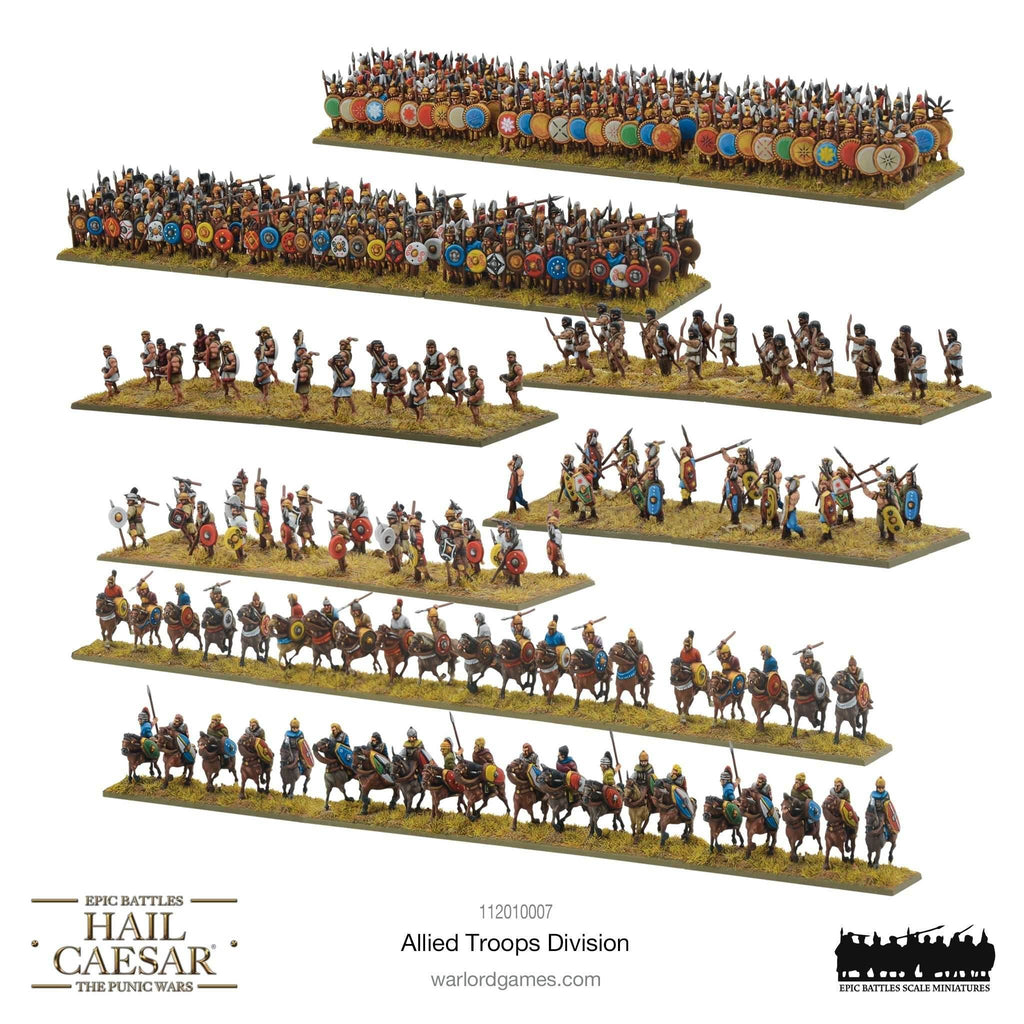 Hail Caesar Epic Battles: Punic Wars - Allied Troops Division - 