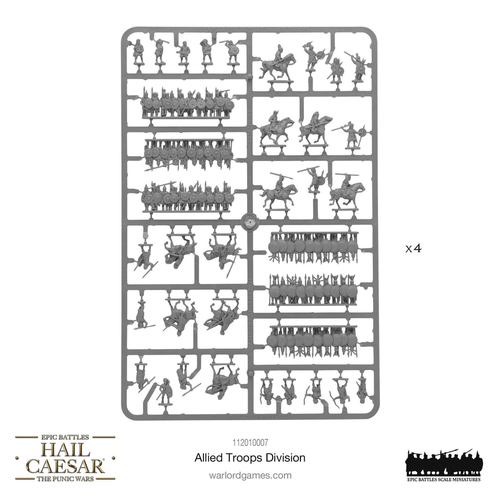 Hail Caesar Epic Battles: Punic Wars - Allied Troops Division - 