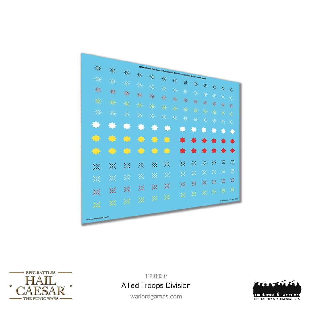 Hail Caesar Epic Battles: Punic Wars - Allied Troops Division - 