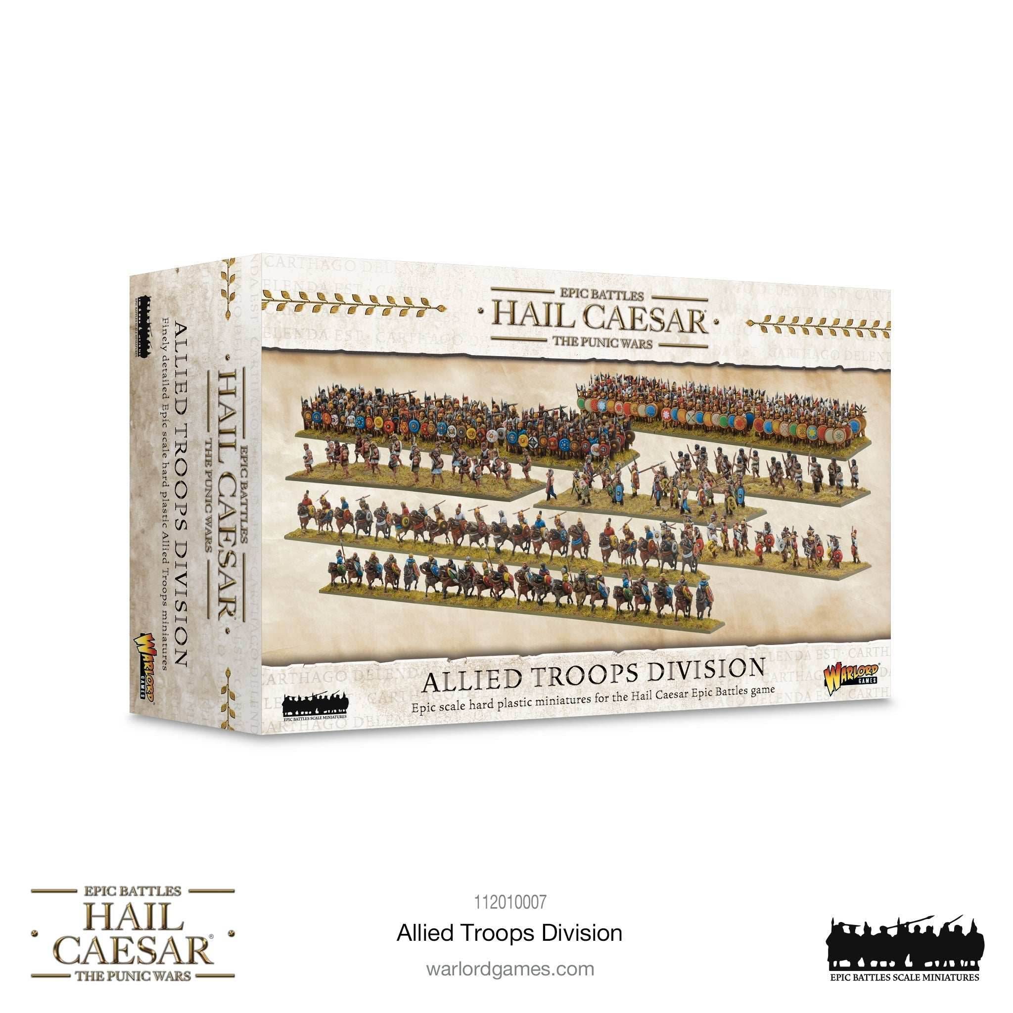 Hail Caesar Epic Battles: Punic Wars - Allied Troops Division - 