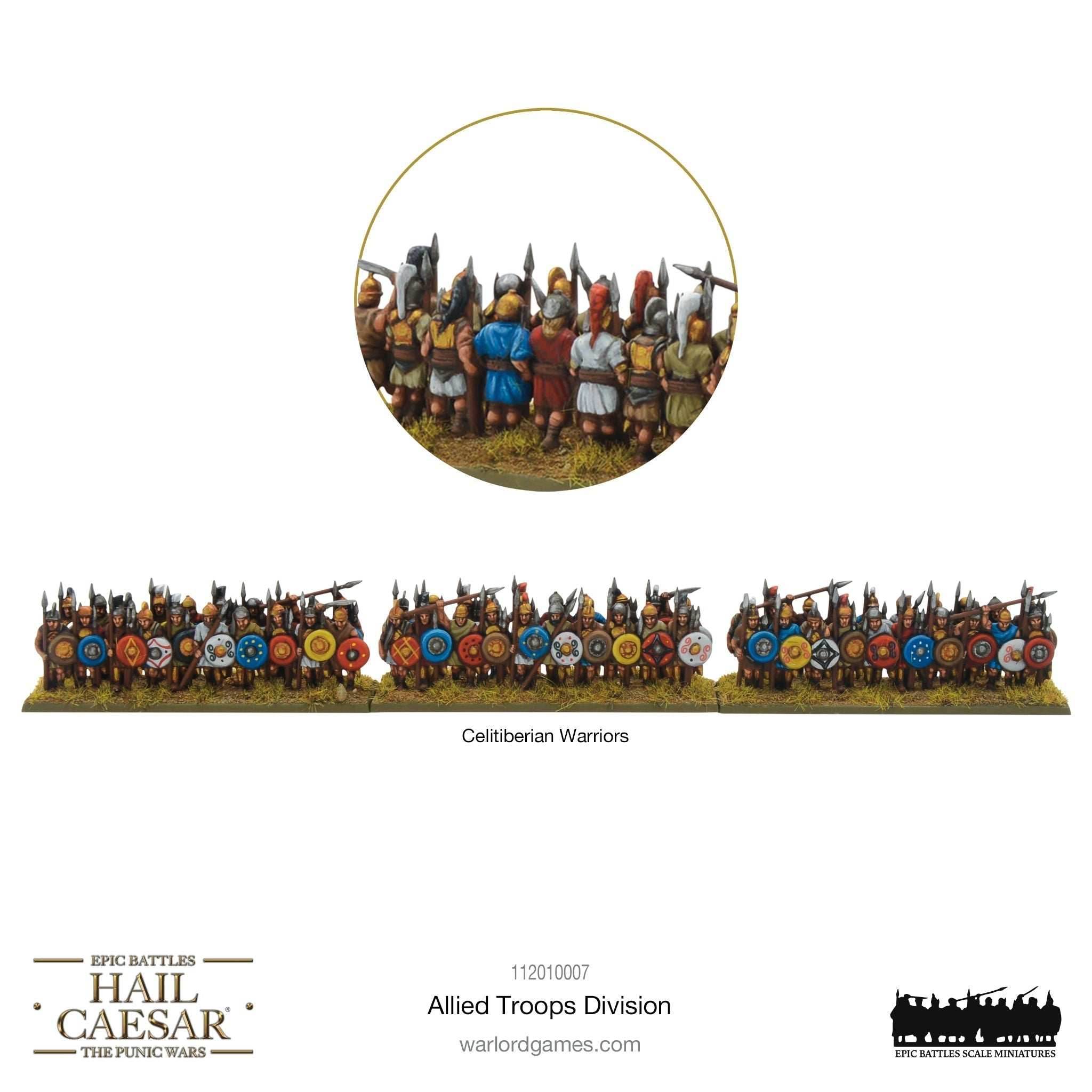 Hail Caesar Epic Battles: Punic Wars - Allied Troops Division - 