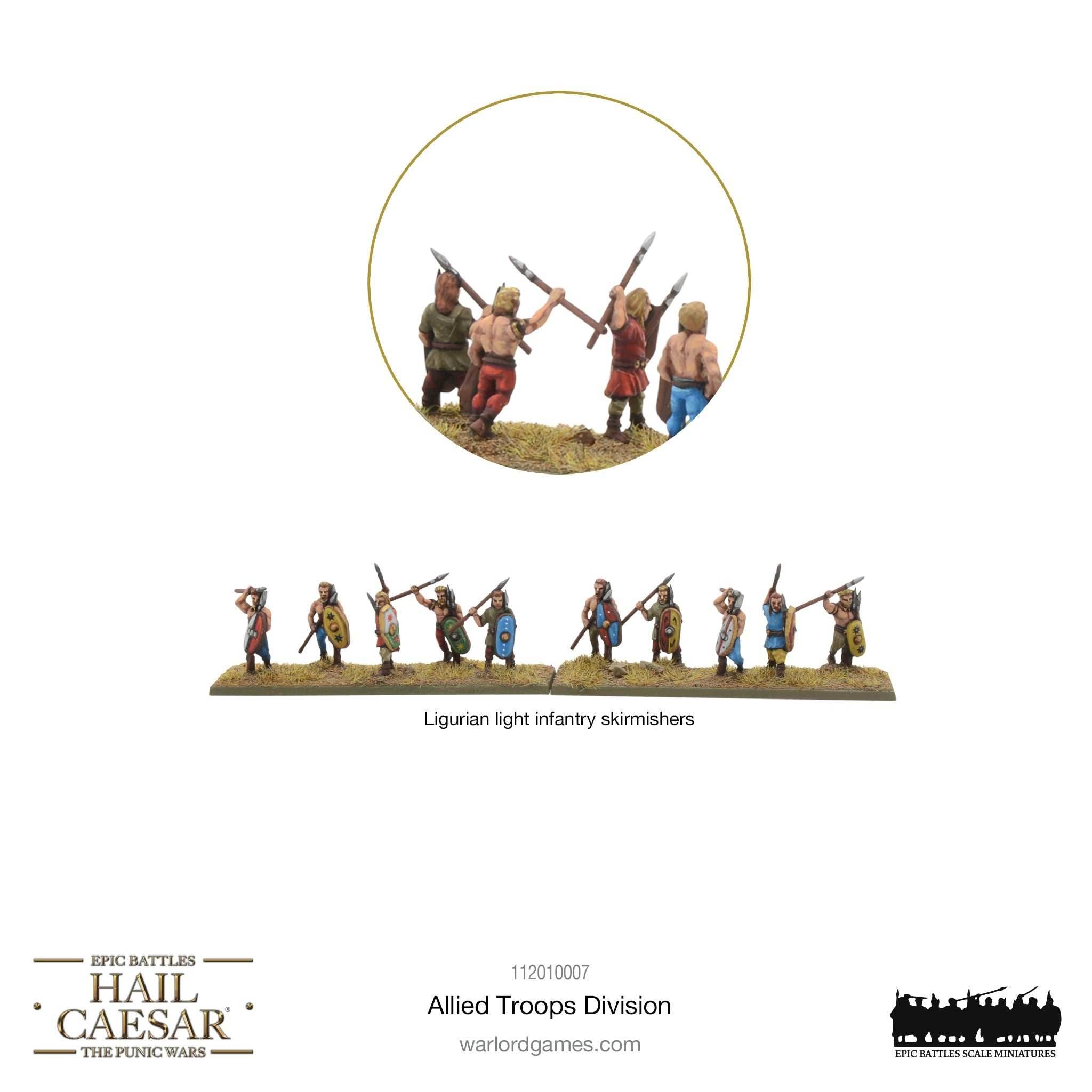 Hail Caesar Epic Battles: Punic Wars - Allied Troops Division - 