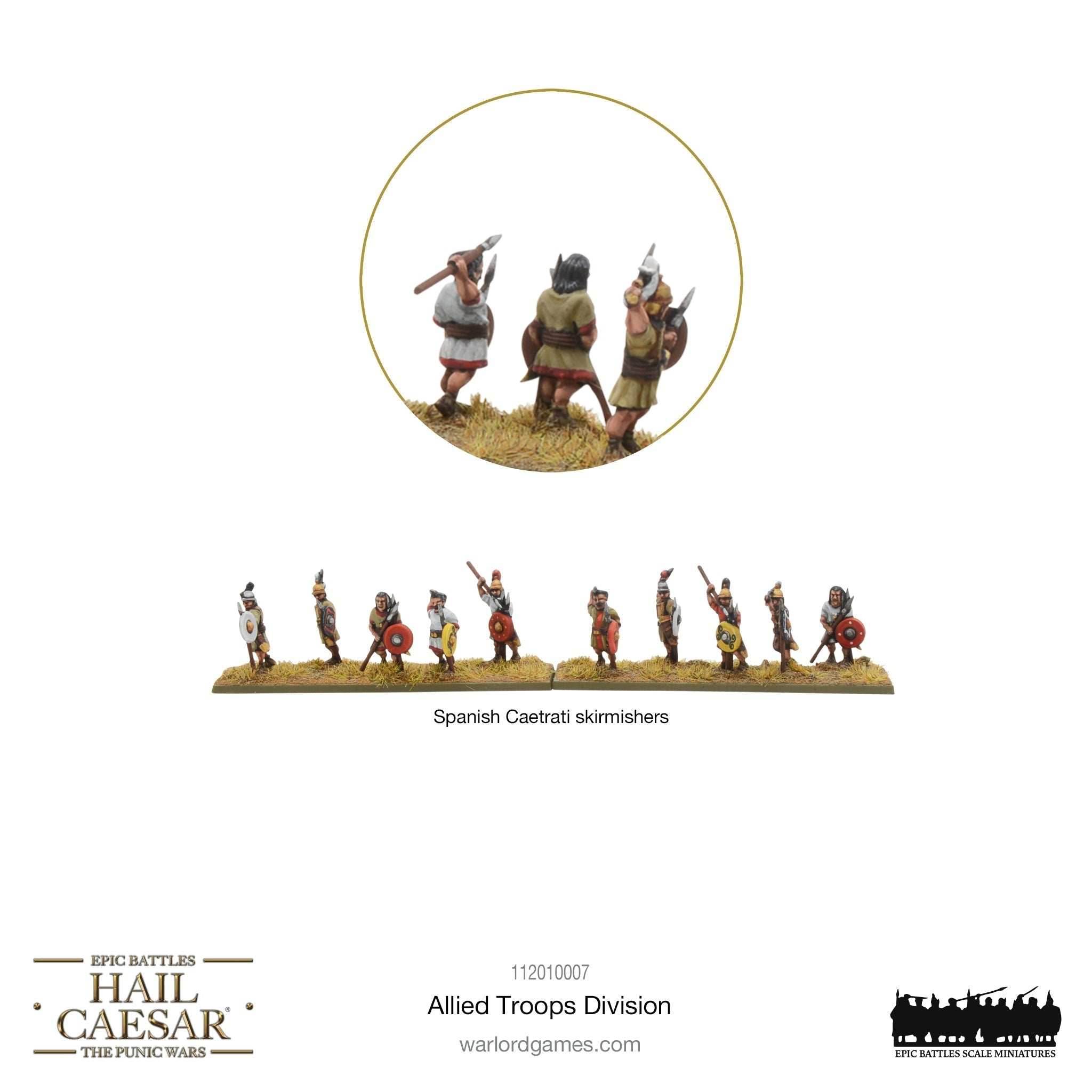 Hail Caesar Epic Battles: Punic Wars - Allied Troops Division - 