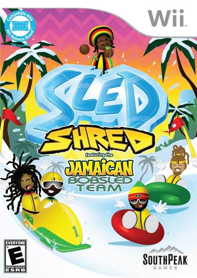 Sled Shred featuring the Jamaican Bobsled Team (Wii) - Game Manual Only