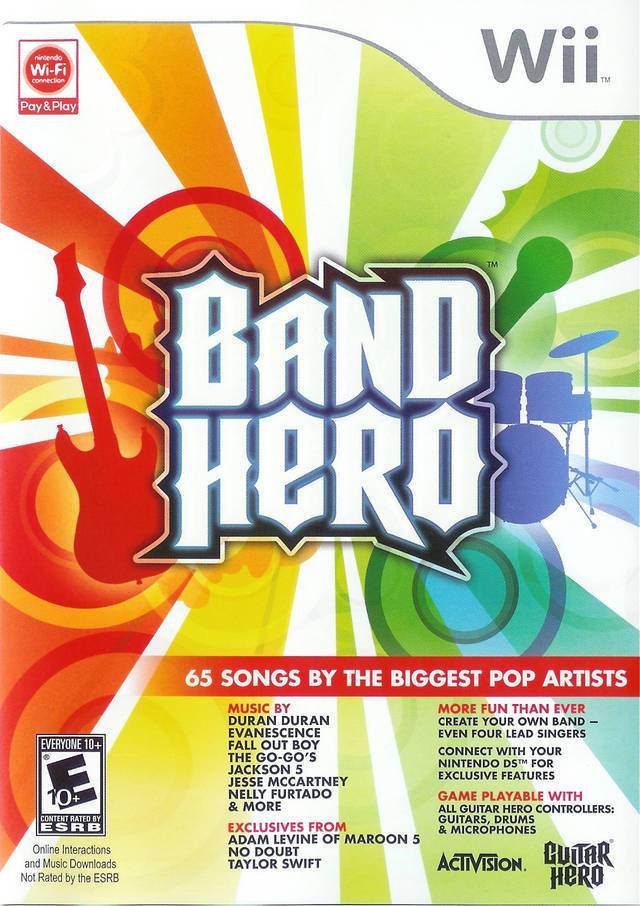 Band Hero (Wii) - Game Manual Only